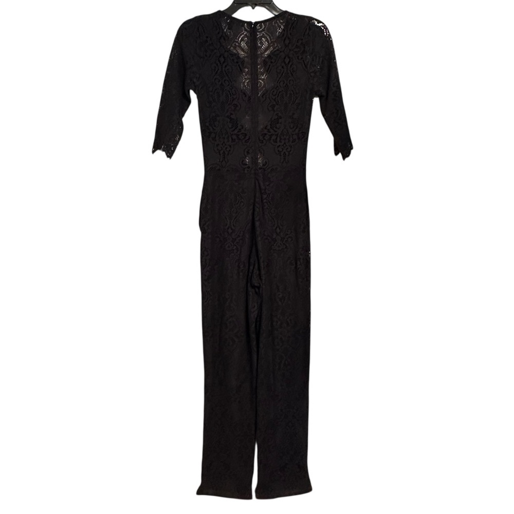 🔥 HOST PICK 🔥 For Love And Lemons Noir Black Lace Jumpsuit S - Picture 8 of 10